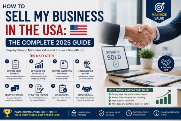 How to Sell My Business in the USA: The Complete 2025 Guide